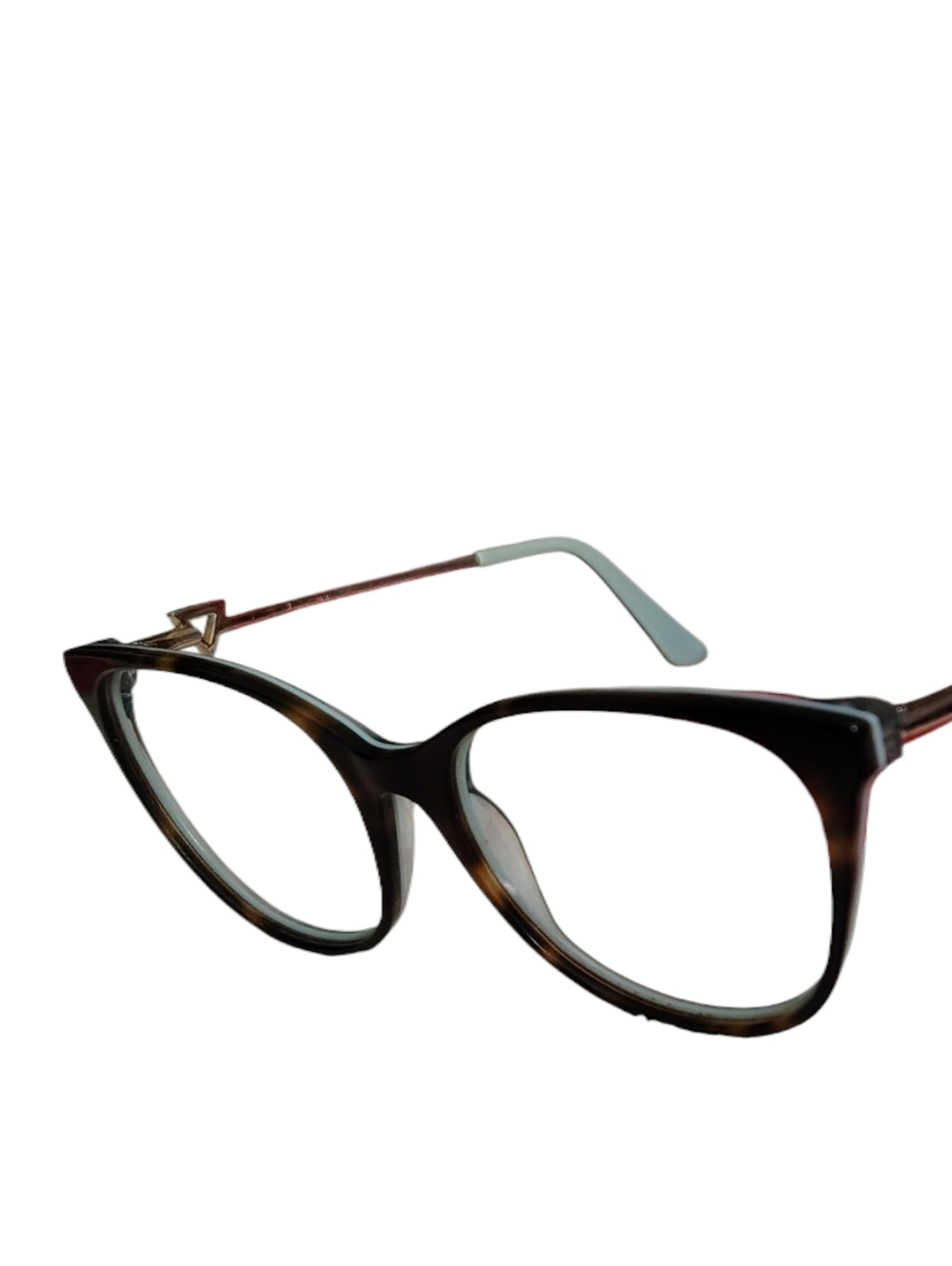 Tortoiseshell Cat-Eye Women's Eyeglasses - Brown